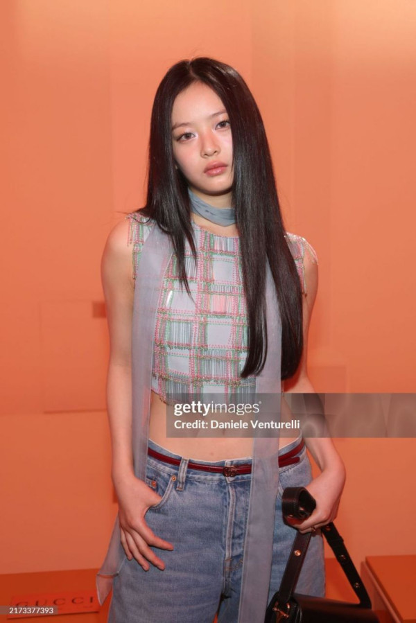 밀라노 구찌쇼 참석한 뉴진스 하니