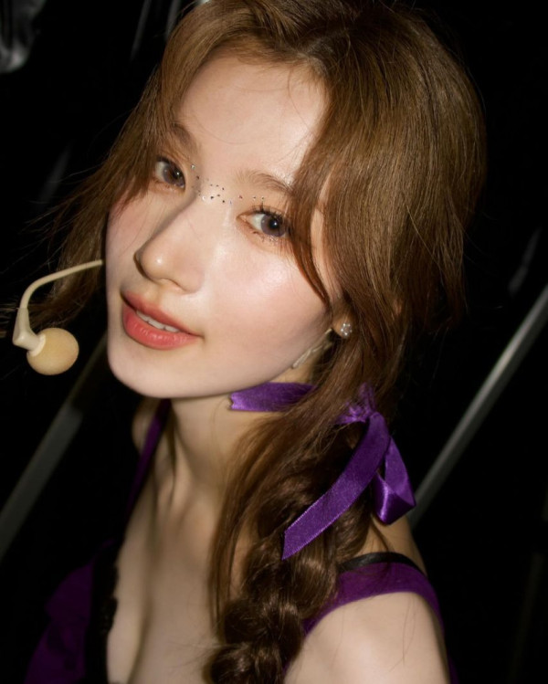 블랙 레이스 나시 요망한 트와이스 사나 몸매