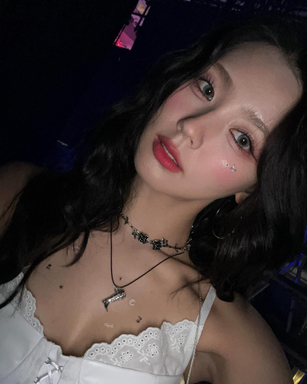 아이들 미연 갈색 골지나시