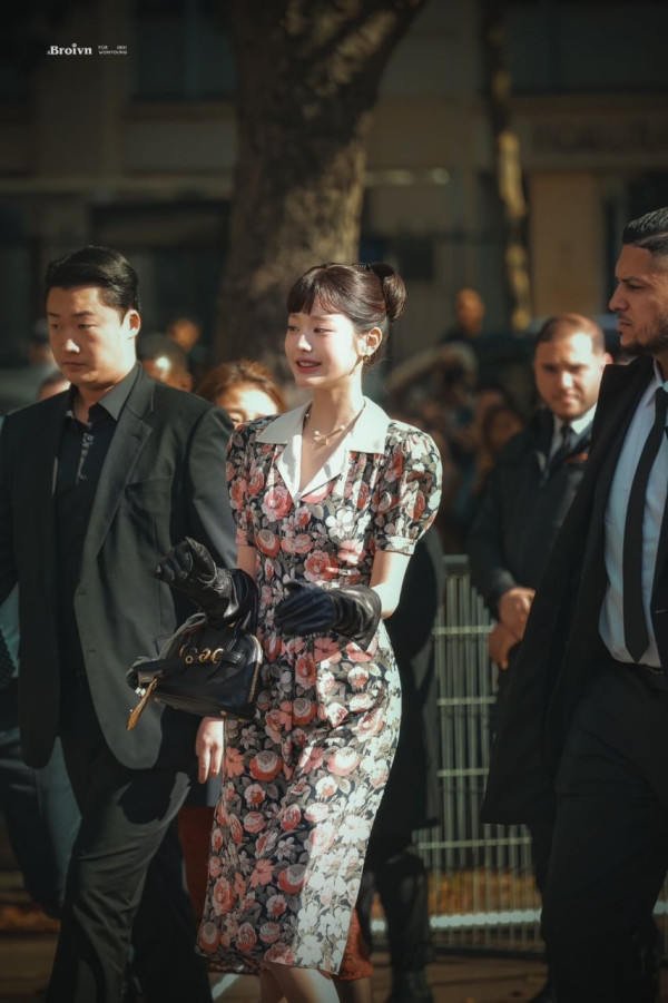 아이브 장원영 꽃무늬 원피스 미친 미모