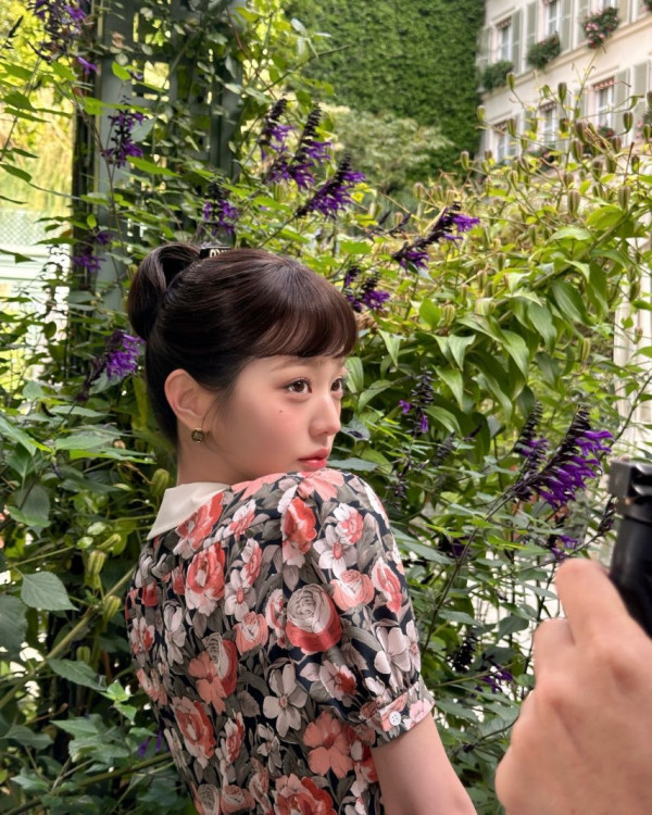 아이브 장원영 꽃무늬 원피스 미친 미모