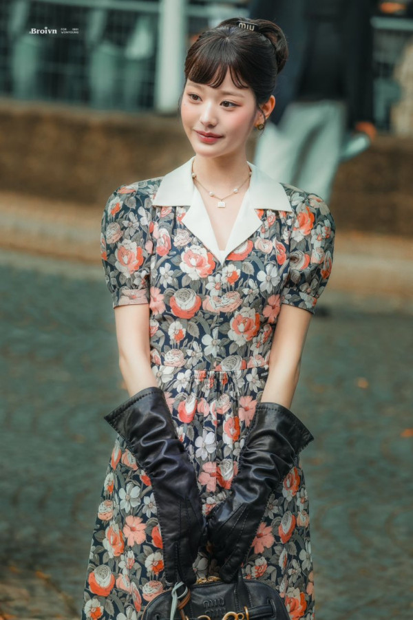 아이브 장원영 꽃무늬 원피스 미친 미모