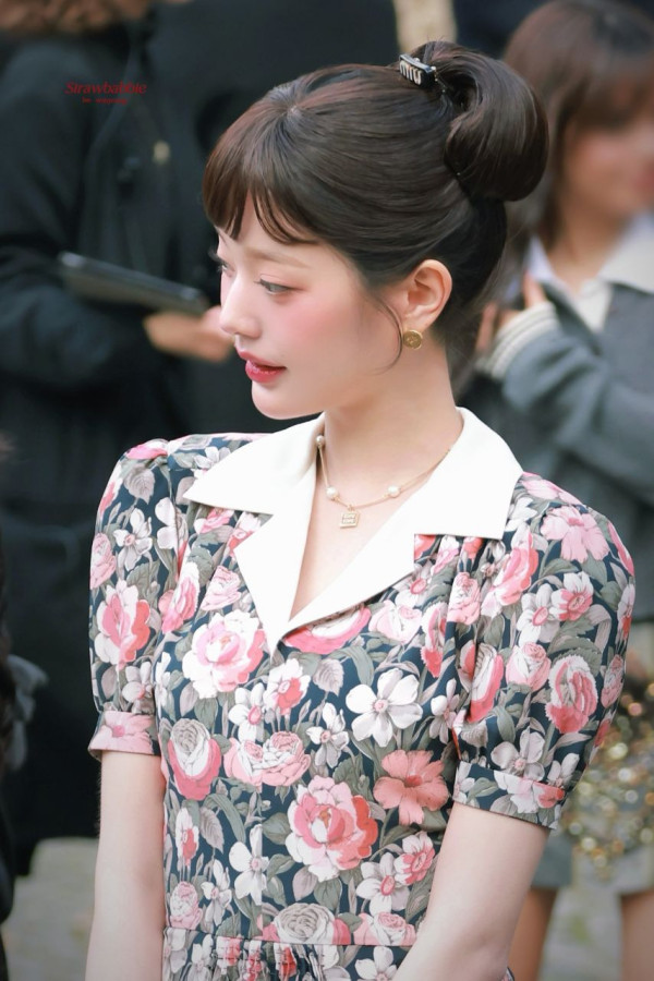 아이브 장원영 꽃무늬 원피스 미친 미모