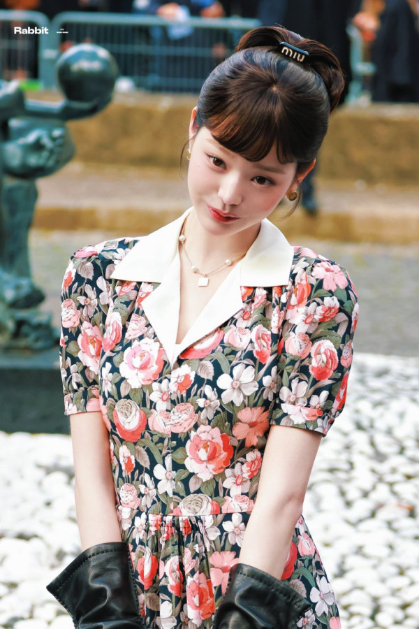 아이브 장원영 꽃무늬 원피스 미친 미모