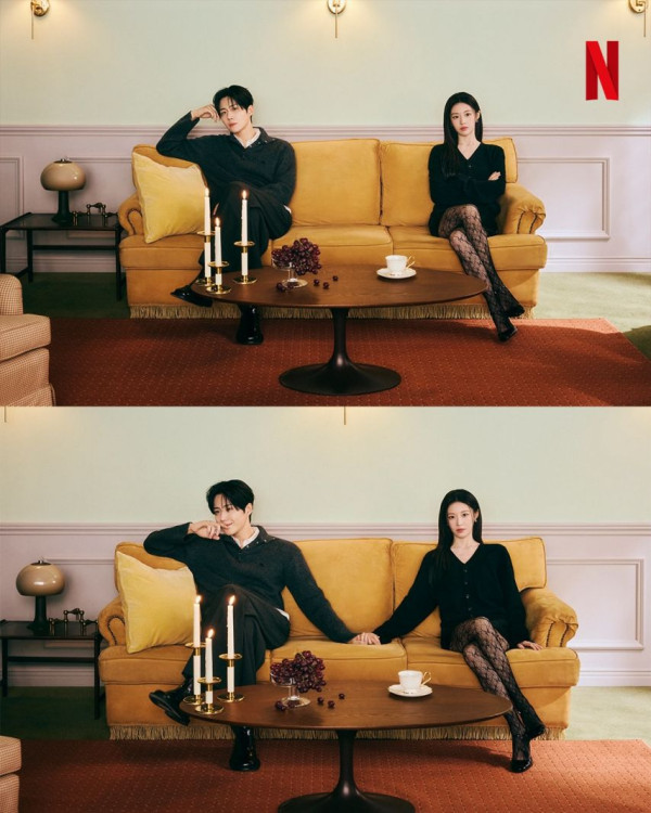 망사 스타킹 고윤정, 김선호 화보