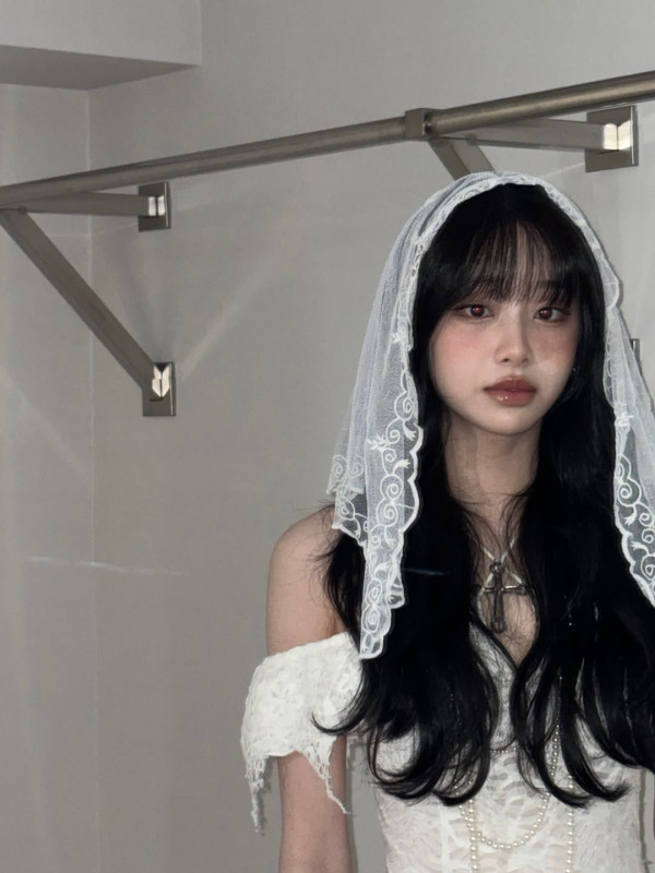 하얀 면사포 섹시한 츄