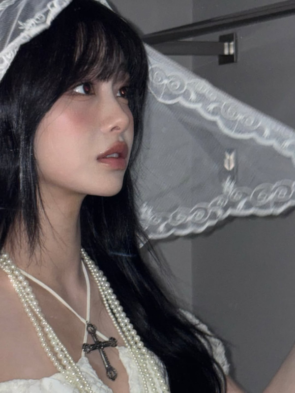 하얀 면사포 섹시한 츄