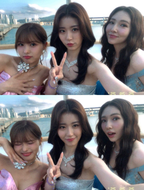 요트 위에서 파티하는 모모랜드 아인