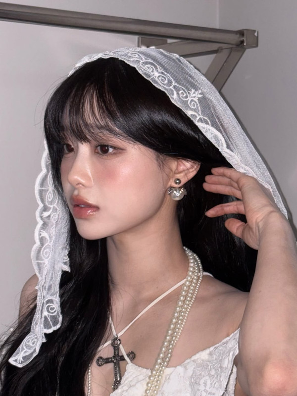 하얀 면사포 섹시한 츄