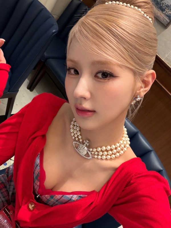 체크 란제리룩 미연