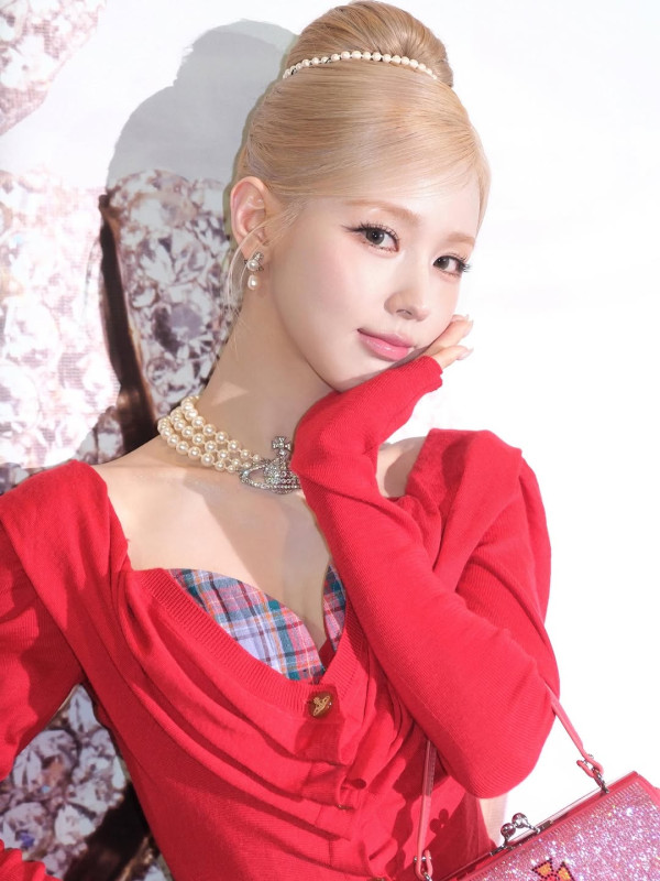 체크 란제리룩 미연
