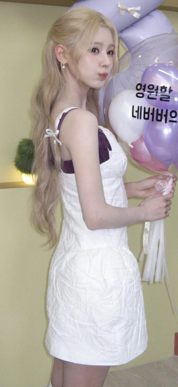 브라 삐져나온 레이스 원피스 미연