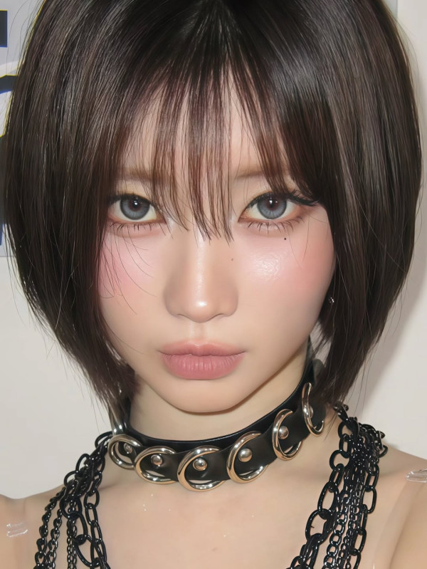 베몬 아사 검정 모노키니 의상