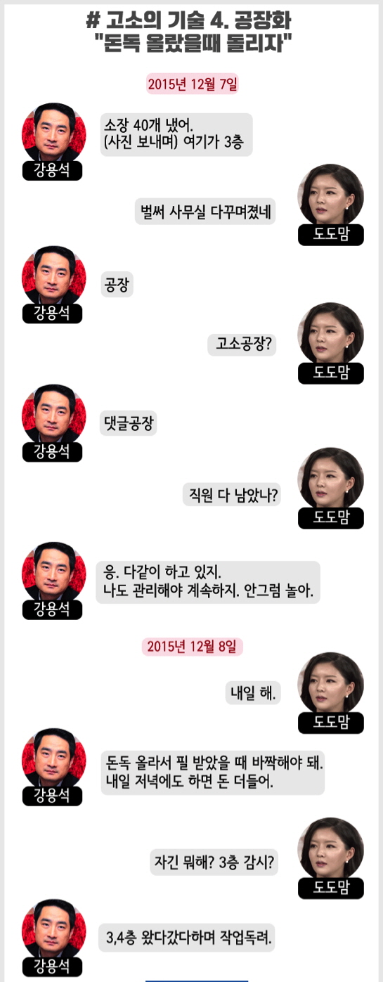디스패치 - 강용석 도도맘2차 대화록 폭로