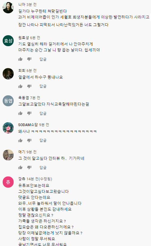 그것이 알고싶다(설리편)에 나온 유투버 상황