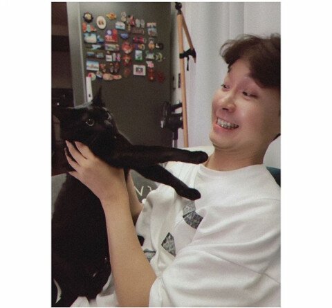 낚시터에서 유기된 고양이를 기르게된 박수홍 근황