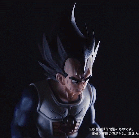 베지터 명장면을 리얼하게 재현한 피규어