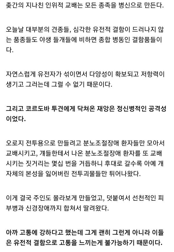 분노조절장애 때문에 인간에게 멸족당한 종족