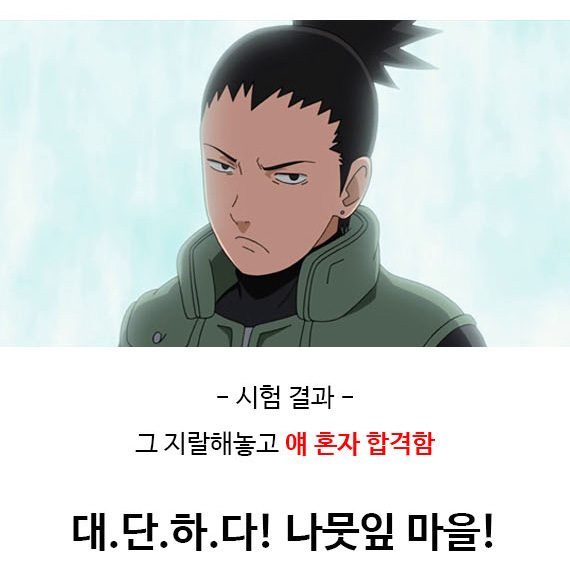 다시보니 정신나간 나루토 설정