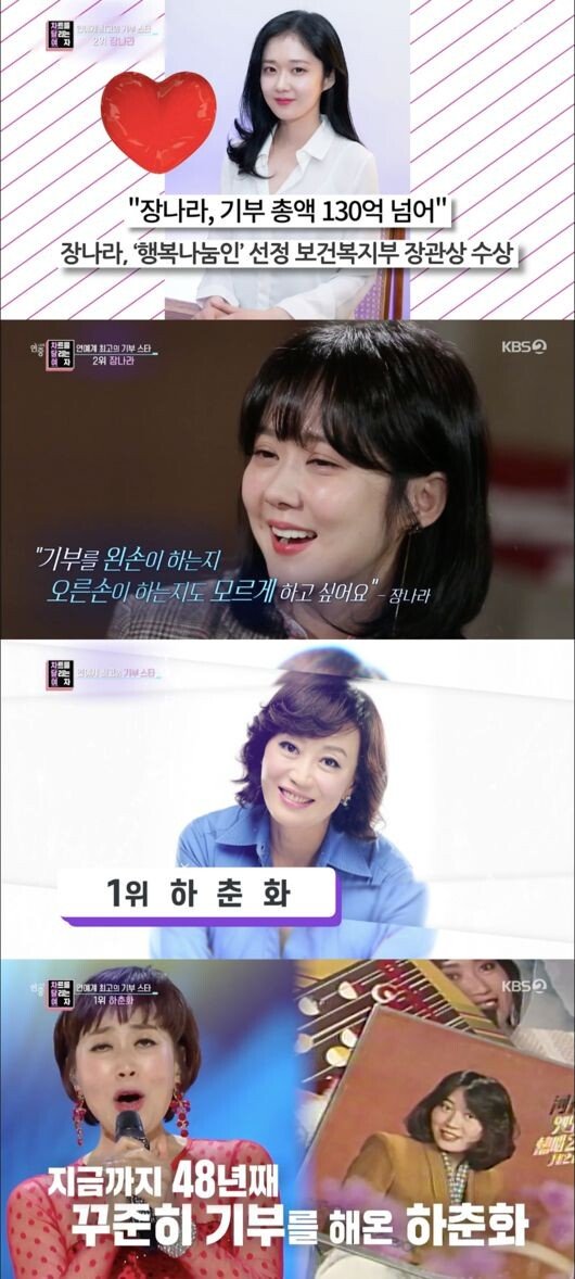 연예인 기부왕 top7