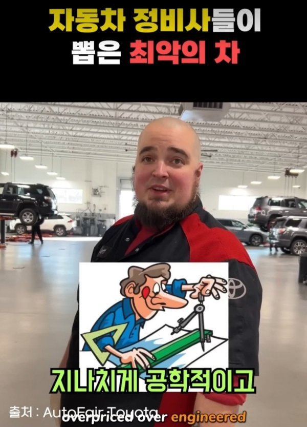 정비사들이 뽑은 최악의 차
