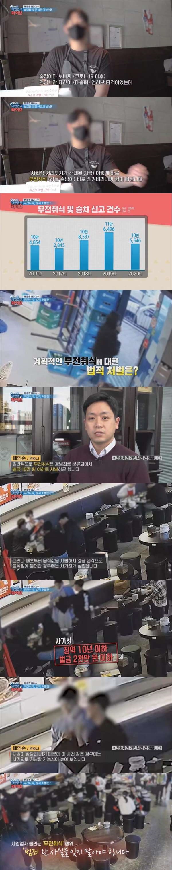 술 마시던 손님 4명이 갑자기 사라졌다