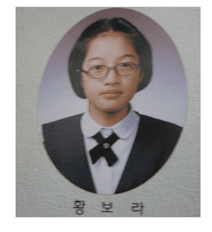 여자연예인들 졸업사진