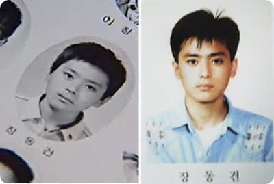 남자 연예인 졸업사진