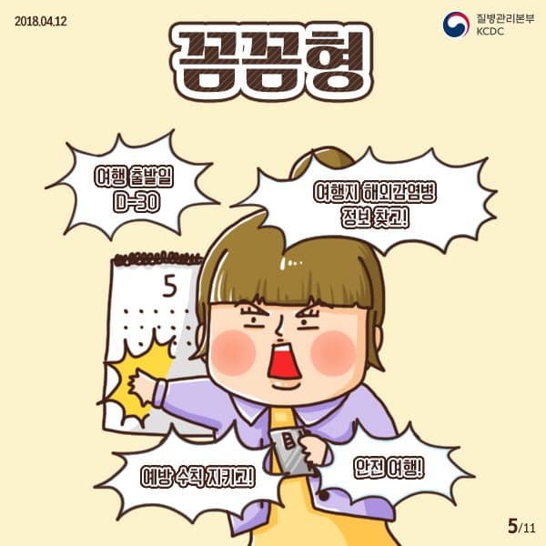 여행시 사람별 유형