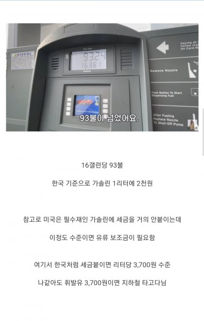 미국 물가 근황