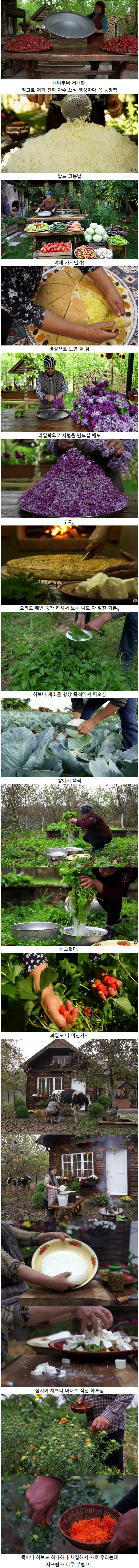 유튜브에서 은근히 인기 많다는 외국 시골 브이로그