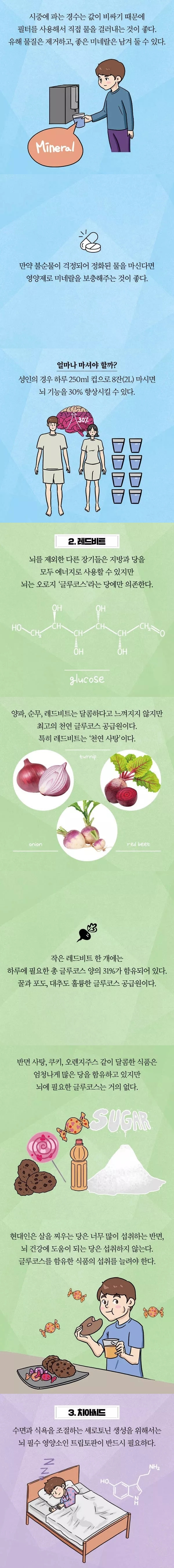 뇌건강을 지키는 음식 BEST3