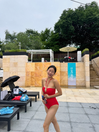 배우 한그루 비키니 몸매