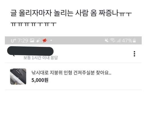 당근마켓에 나타난 강태공