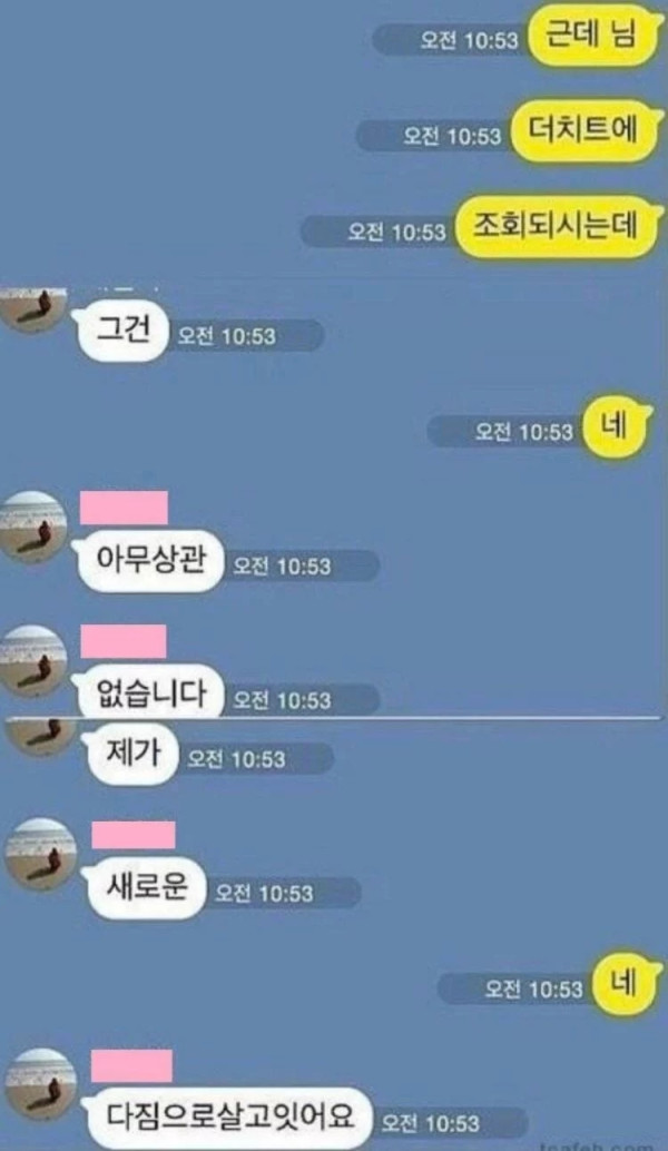 더치트 걸린 중고나라 판매자