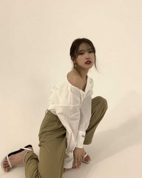 어깨 미인 미주