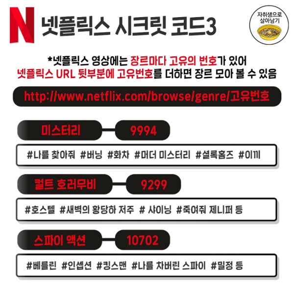 넷플릭스 이용시 참고하면 좋은 정보