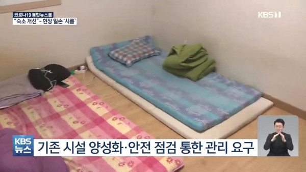 비닐하우스 숙소 금지에 농가는  발동동