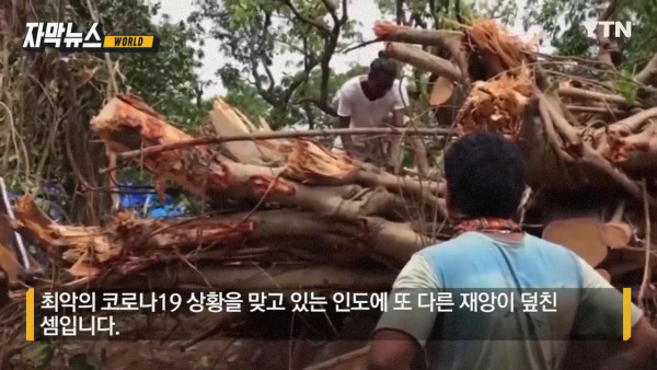 코로나19 상황에 또 다른 재앙이 덮친 인도