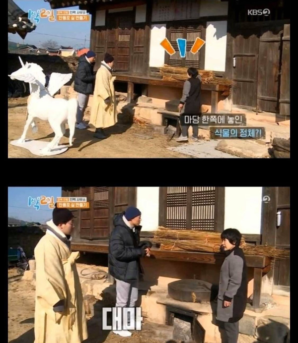 대마가 무서운 1박 2일 딘딘