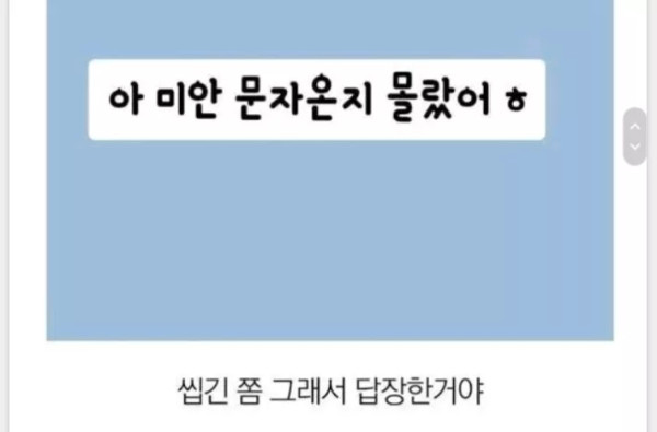 문자내용 속마음 풀이