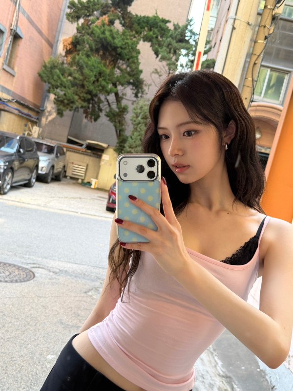 드림노트 은조 핑크색 끈나시