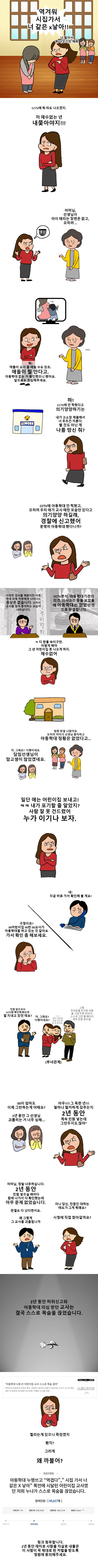 아동학대 누명 쓴 어린이집 보육교사 스스로 목숨 끊어..