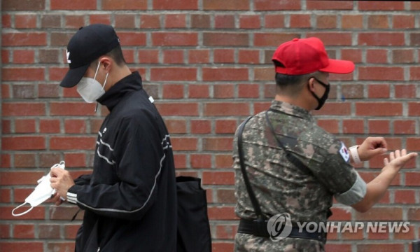 조용히 입대한 박보검