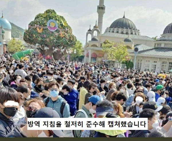 어제 에버랜드 상황