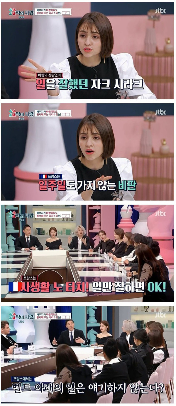 배우자가 바람피워도 관대한 나라 1위