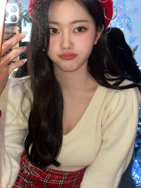 빨간 체크치마 클라씨 원지민