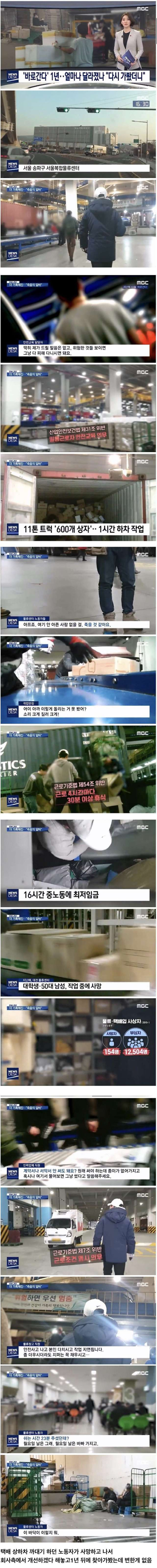 택배상하차 근황