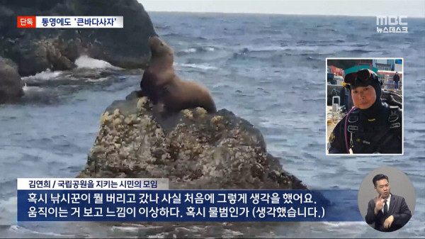 한국에서 100년만에 발견된 동물