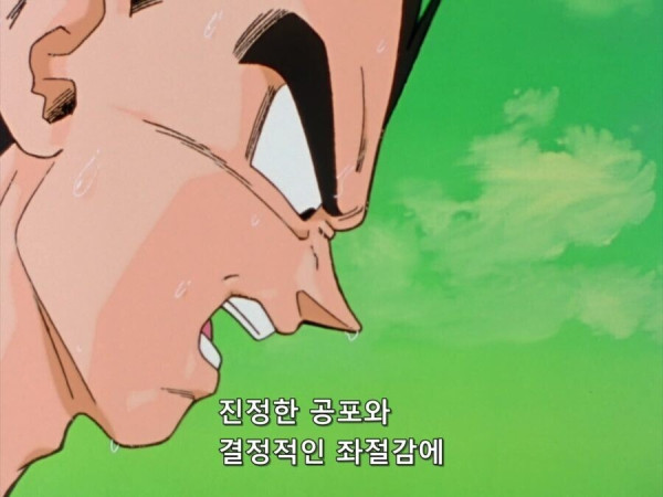 베지터 명장면을 리얼하게 재현한 피규어